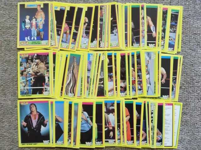 Wwf Merlin Gold Series 2 Wrestling Trading Cards Summerslam 1992 Wwe Wcw