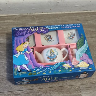 alice in wonderland toy china tea set