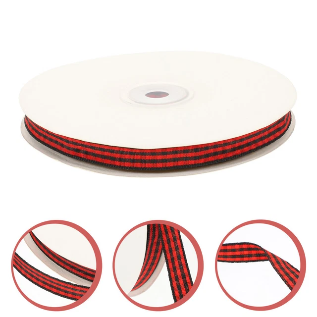 1 rollo estilo navideño cintas cintas de tela suministros hágalo usted mismo cintas decoración