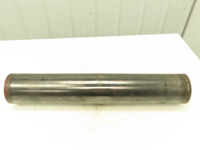 Automotion Conveyor 5"x 28.5" Crowned Drum Roller Drive Pulley Bearing Hub Bore