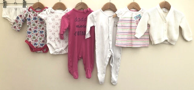 Pacchetto vestiti per bambine età 0-3 mesi Gap Tu George