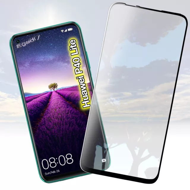 Panzerfolie für Huawei P40 Lite Schutzglas Displayschutz Glas Folie Schutzfolie