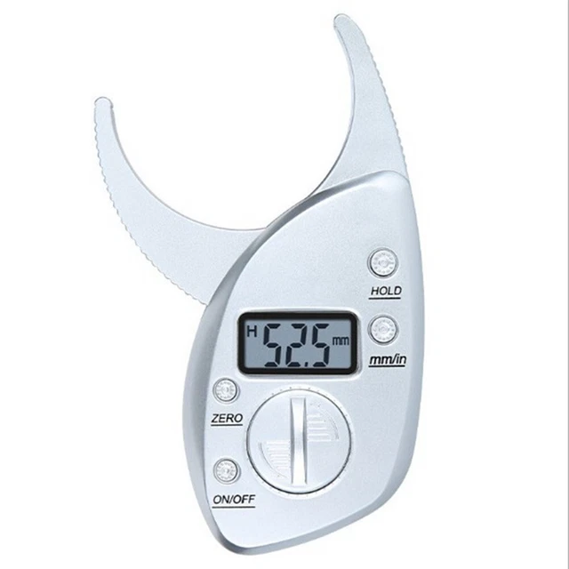 Body Fat Caliper Band 0-50 mm 11x5,5x2 cm display fitness test di piegatura pelle