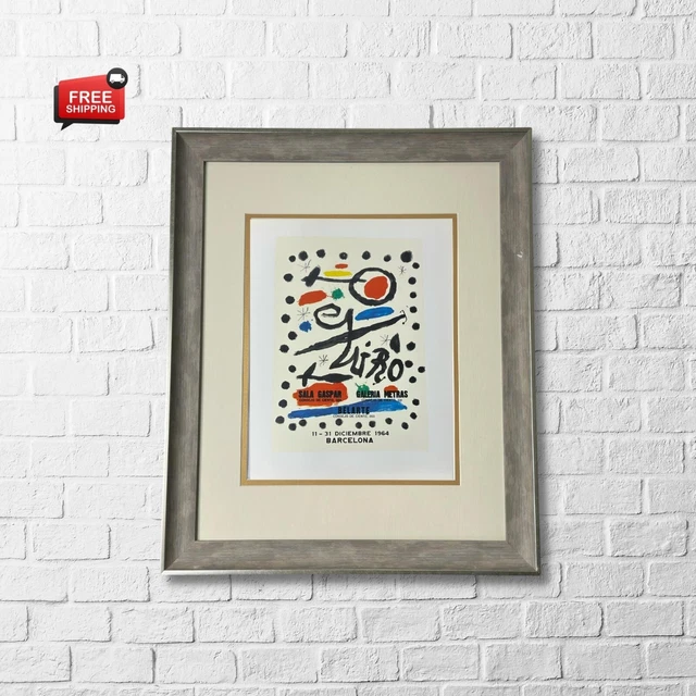 Joan Miro "SALA GASPAR" Exhibition Offset Lithography - Exhibition Poster