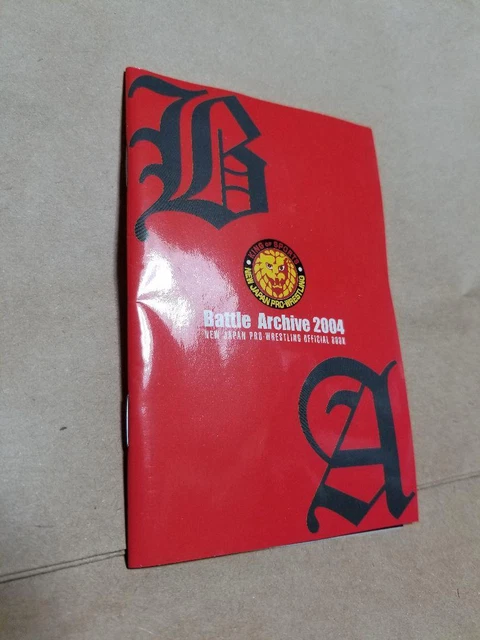 New Japan Pro Wrestling Fan Club Novelty Data Book Hiroshi Tanahashi Shinsuke Na