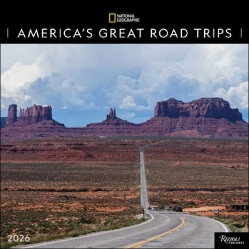 NATIONAL GEOGRAPHIC AMERICA S Great Road Trips 2026 Wall Calendar National Geographic Americas Great Road Trips 2026 Wall.webp