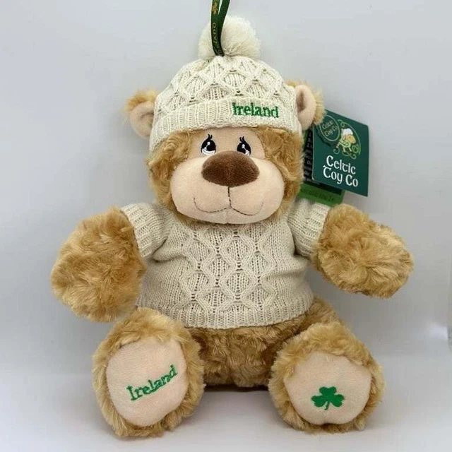 CELTIC TOY CO. Oat Aran Sweater and Hat Teddy Bear £17.65 - PicClick UK