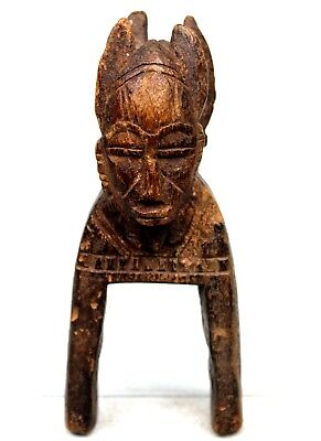 Antica Puleggia Di Mestiere Per Telaio Bestia Côte Avorio Avoria Arte Africano 20 