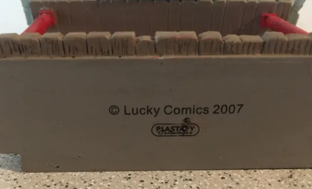 Lucky Luke Comics Plastoy décor et figurines en plomb Saloon Editions Atlas 2007 3