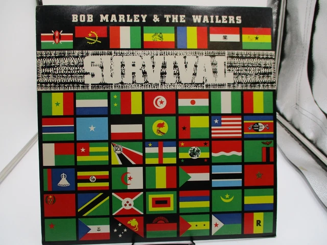 Bob Marley & The Wailers "Survival" LP Record Ultrasonic Clean 1979  Sterllng NM