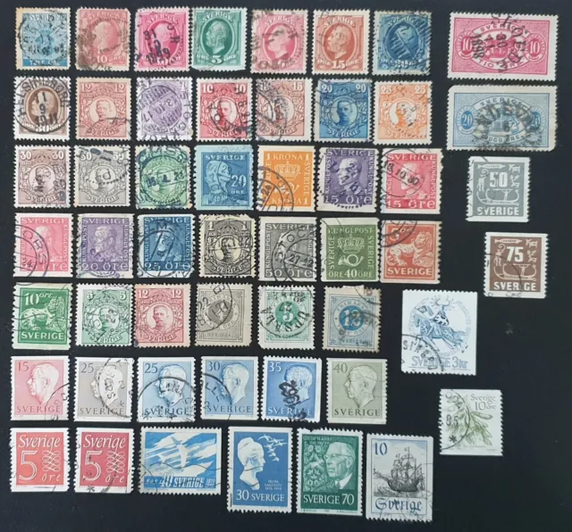 DUZIK: Sweden Mixed Unchecked Stamps (No3035)**