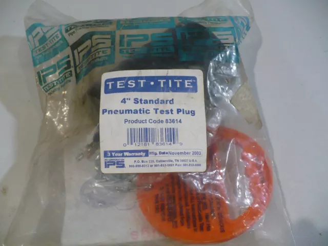 Test-Tite 4"Pnewmatic Test Plug