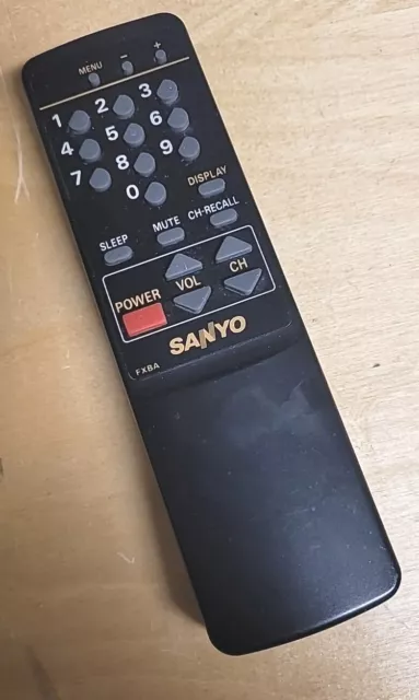 Genuine SANYO FXBA TV Remote Control OEM Replacement for Select Model TVs