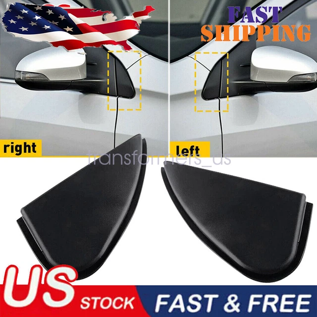 Side Mirror Corner Triangle Molding Fender Trim 2Pcs For 2014-16 Toyota corolla