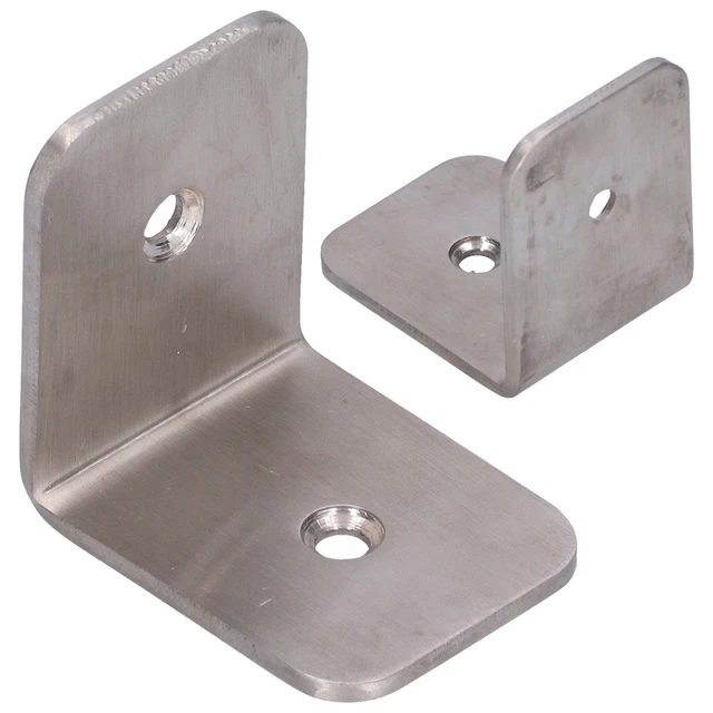 HG 50x50mm Corner Brace Joint Right Angle Bracket For Shelf Support Repair