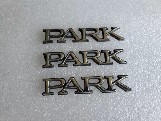 (3) 1991-2004 Buick Park Avenue Emblem Badge Letters Symbol Side Rear OEM VNTGE