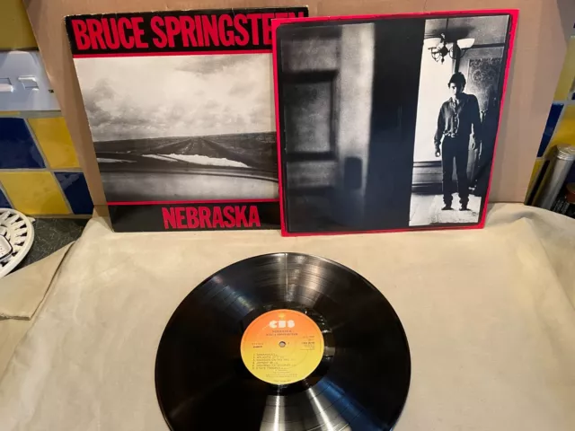 bruce springsteen nebraska vinyl GREAT CONDITION N/M CBS25100