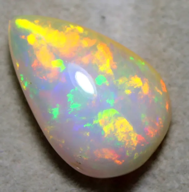 IGI CERTIFIED Natural Loose Gemstone Lightning Ridge Crystal Fire Opal 6.20 Cts