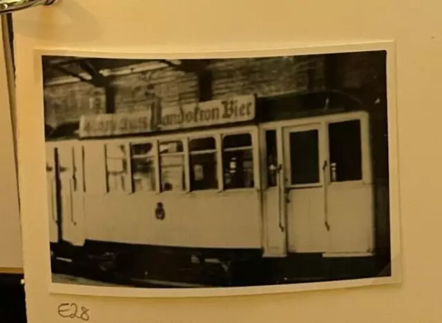 Historisches Strassenbahn Foto BW 78 in Hirschberg