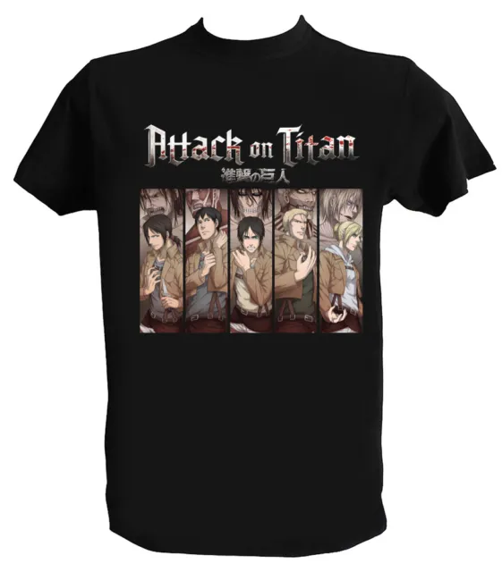 T shirt Attack on Titan Shingeki no Kyojin Tee shirt Attaque des Titans Anime
