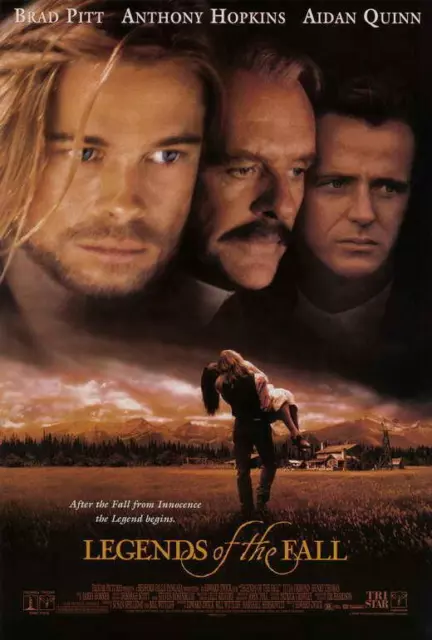 LEGENDS OF THE FALL Movie POSTER 27 x 40, Brad Pitt, Aidan Quinn, A