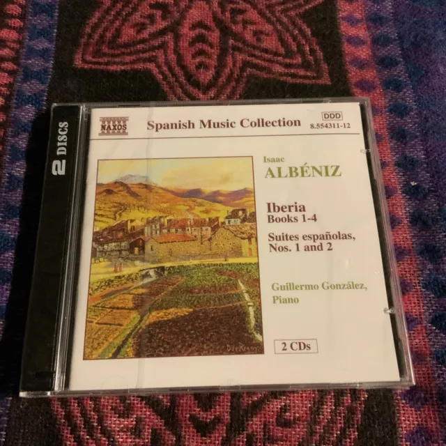 ALBENIZ: Iberia Books 1-4; Suite Españolas (2 x CD) 1998 NEW & SEALED Naxos