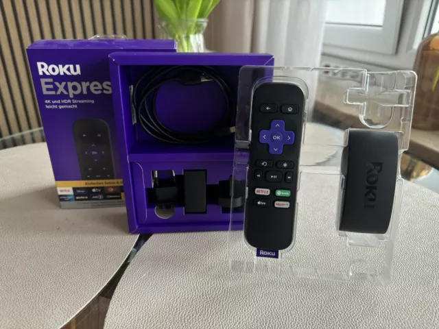 Roku Express 4K Streaming Media Player - Schwarz