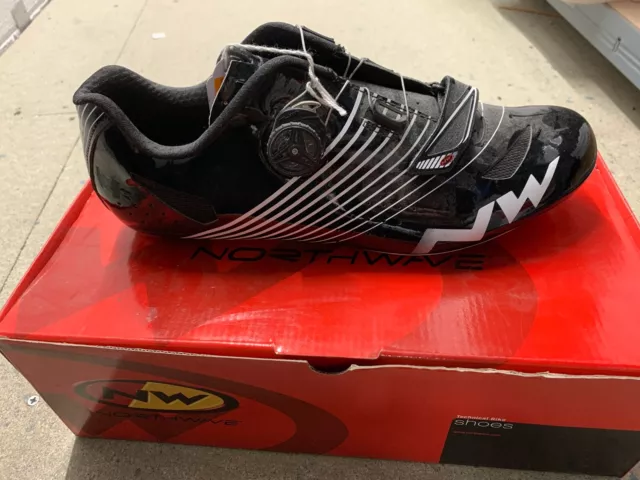Northwave TORPEDO PLUS Carbon Road Cycling Shoe BNIB Black RRP £164.99