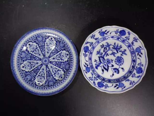 Brown, Westhead Moore & Co Plates blue & white