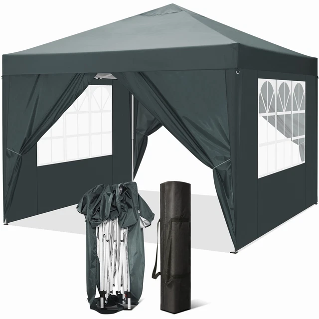 Pavillon 3x3 Gartenzelt Falt Pavillion Wasserdicht Partyzelt Bierzelt UV-Schutz