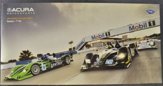 2008 Acura Motorsports Brochure American LeMans Race Series Excellent Original