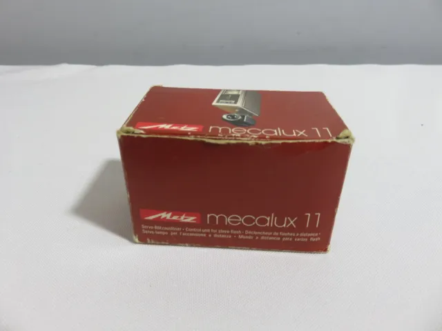 Metz Mecalux 11 Servo Flash Trigger , with original box EUC