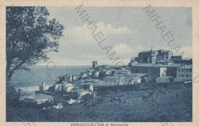 Cartolina *17 Verucchio Rimini Emilia Romagna Val Di Marecchia Viaggiata 1938