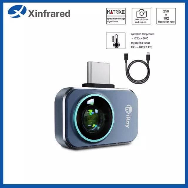 Xinfrared InfiRay P2 Pro Infrarot-Wärmebildkamera für Android Typ-C