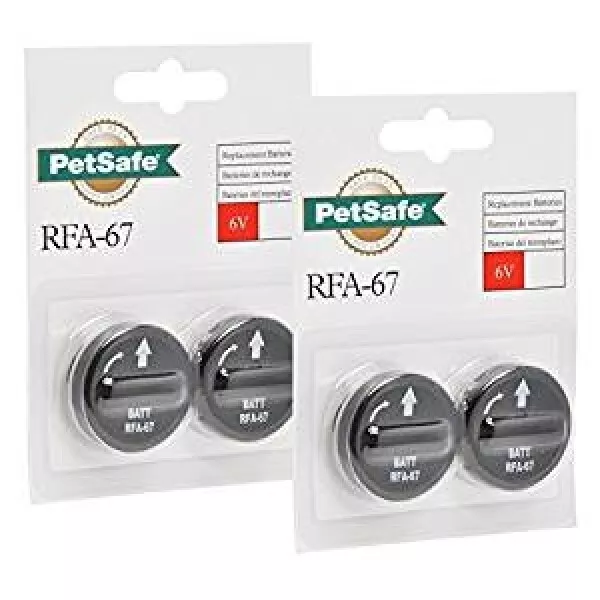 PetSafe 6 Volt Lithium Batterie 2 x (Doppelpack) RFA67D-11 für PetSafe Artikel