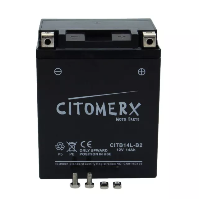 BATTERIE MOTORRADBATTERIE CB14L-B2 12V 14AH für Suzuki GSX 1100 F GV72B Bj. 1988