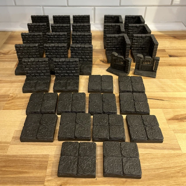 Dwarven Forge Game Tiles Room Basic Dungeon D&D Terrain Unpainted 34 PIECE Dwarven Forge Game Tiles Room Basic Dungeon D&D Terrain Unpainted 34 PIECE