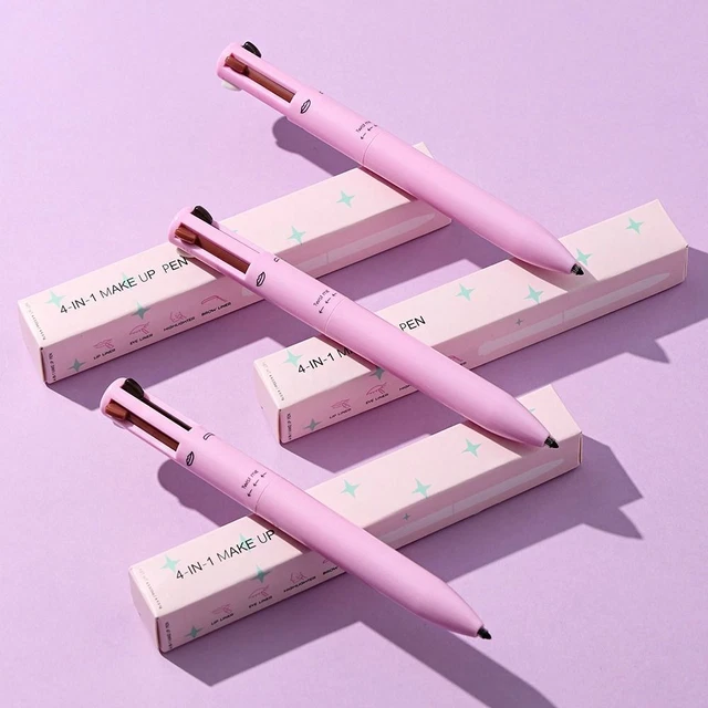 In 1 Eyeliner Lip Liner Stift Liegend Seidenraupen Stift Augenbrauen verstärker