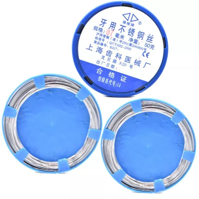 Dental Orthodontic Ligature Wires Stainless Steel 0.5 0.6 0.7 0.8 0.9 1.0 1.2mm