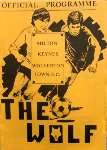 Milton Keynes Wolverton Town V Norsemen 9/9/1989 Fa Vase - Extra Preliminary Rd