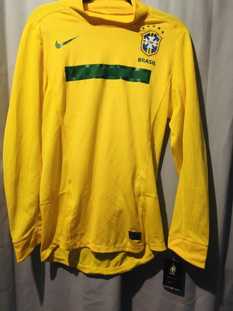 T-shirt de football à manches longues pour homme Brésil Brazil, Kelly