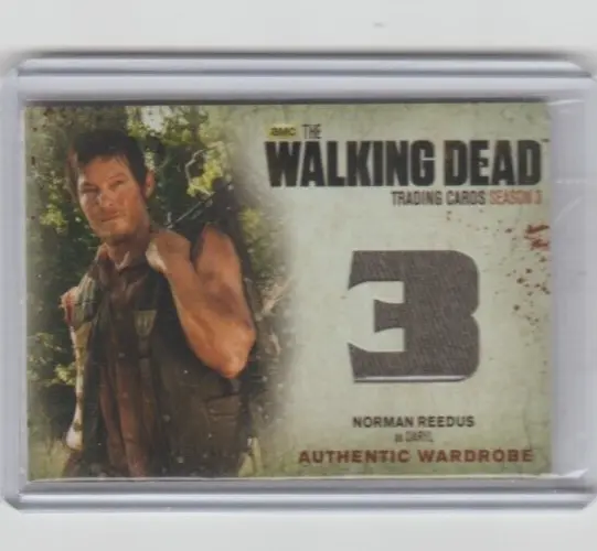 Walking Dead Season 3 Part 1 Norman Reedus/Daryl Dixon Wardrobe Card #M1   Sp!