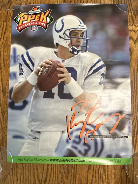 Peyton Manning PPK Gatorade Poster Peyton Manning PPK Gatorade Poster