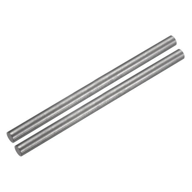 Graphite Rod Graphite Stirring Rod Stick Rod 150x8mm Black, Pack of 2
