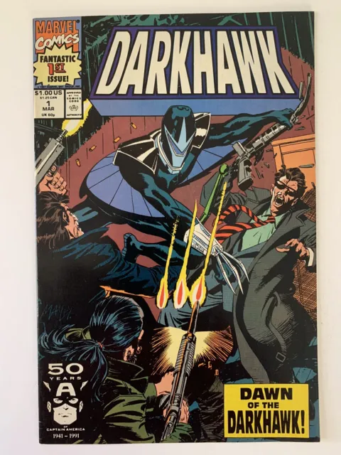 Darkhawk #1 9.0 Vf/Nm 1991 1St Appearance Of Darkhawk Marvel Comics