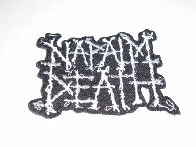 Napalm Death Iron On Embroidered Patch