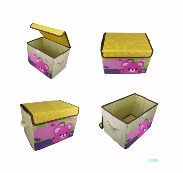 Spielzeugbox Bär Aufbewahrungsbox Spielzeugkiste Aufbewahrung Kindermöbel