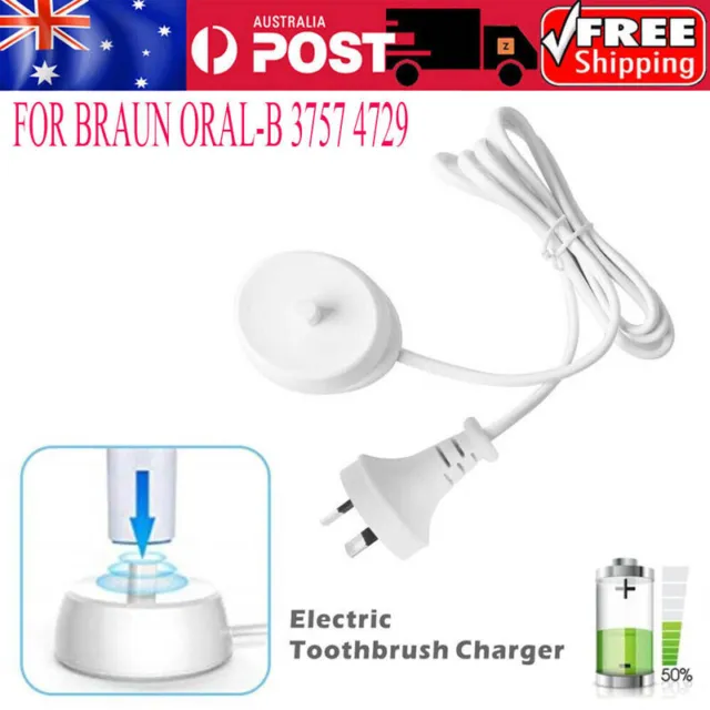 Charger for Oral B Braun Electric Toothbrush Replacement 3757 Charger Base  Travel Charger for Oral B