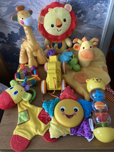 Bundle Baby Sensory Toys Fisher Price Baby Einstein Tommee Tippee Bright Starts
