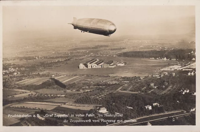 AK Friedrichshafen Graf Zeppelin in voller Fahrt ansehen !!!!!!!!!